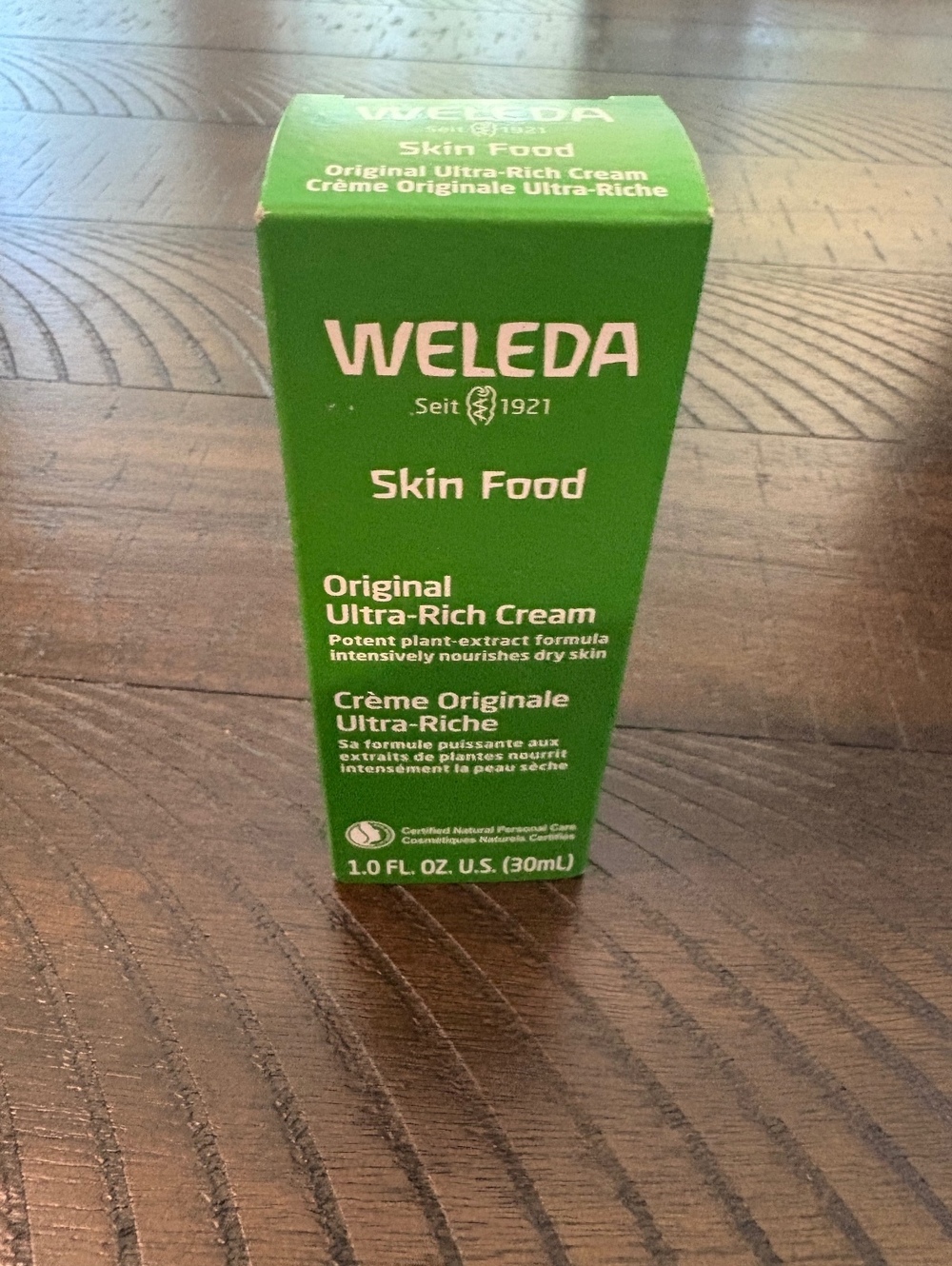 NEW Weleda Skin Food Original Ultra-Rich Cream 1.0 oz Nourishing Moisturizer